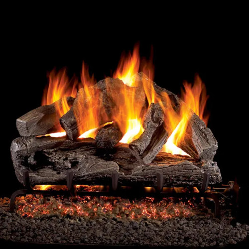 Peterson Real Fyre Rugged Oak Vented Gas Log Set Peterson Real Fyre Rugged Oak Vented Gas Log Set