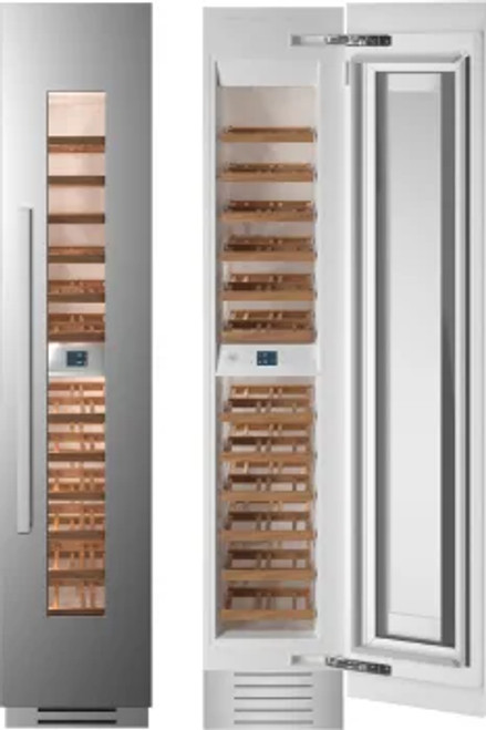Bertazzoni Wine Cellar Column Built-In Right Hinge with Stainless Frame Bertazzoni Wine Cellar Column Built-In Right Hinge with Stainless Frame