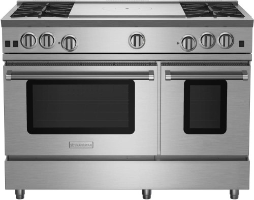 BlueStar - RNB484FTBV2CPLT/RNB484FTBV2LCPLT - 48" Nova (RNB) Range - (4) Burners with 24" French Top Standard RAL (Semi-Gloss) Paint (Specify RAL #) BlueStar - RNB484FTBV2CPLT/RNB484FTBV2LCPLT - 48" Nova (RNB) Range - (4) Burners with 24" French Top Standard RAL (Semi-Gloss) Paint (Specify RAL #)