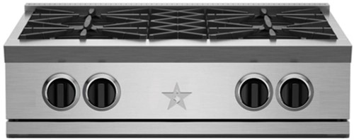 BlueStar - RGTNB304BV2PLT/RGTNB304BV2LPLT - 30" Platinum Range Top - (4) Burners Stainless Steel BlueStar - RGTNB304BV2PLT/RGTNB304BV2LPLT - 30" Platinum Range Top - (4) Burners Stainless Steel