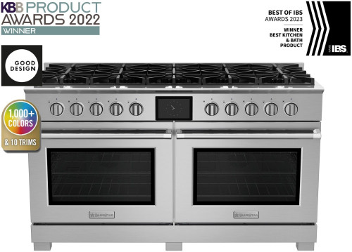 BlueStar - BSDF6010BCPLT/BSDF6010BLCPLT - 60" Dual Fuel Range - (10) Burners Standard RAL (Semi-Gloss) Paint (Specify RAL #)