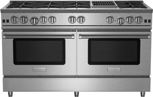 BlueStar - RNB608CBV2C/RNB608CBV2LC - 60" Nova (RNB) Range - (8) Burners with 12" Charbroiler Standard RAL (Semi-Gloss) Paint (Specify RAL #)
