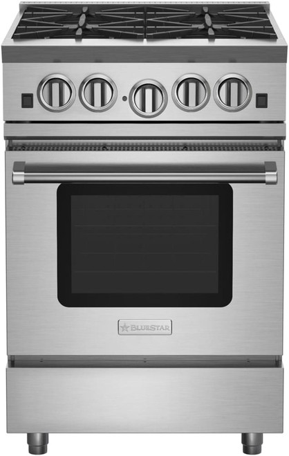 BlueStar - RNB244BV2CFPLT/RNB244BV2LCFPLT - 24" Nova (RNB) Range - (4) Burners Plated (Specify Finish) BlueStar - RNB244BV2CFPLT/RNB244BV2LCFPLT - 24" Nova (RNB) Range - (4) Burners Plated (Specify Finish)