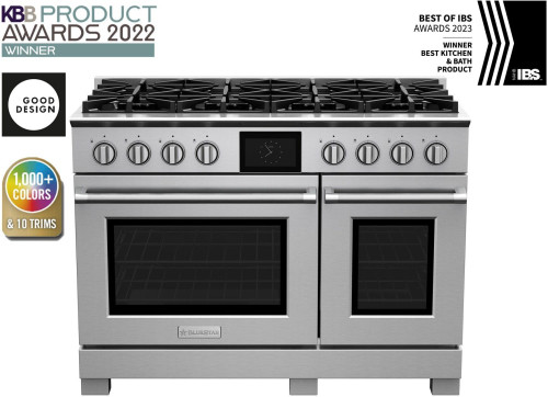 BlueStar - BSDF488BCFPLT/BSDF488BLCFPLT - 48" Dual Fuel Range- (8) Burners Plated (Specify Finish) BlueStar - BSDF488BCFPLT/BSDF488BLCFPLT - 48" Dual Fuel Range- (8) Burners Plated (Specify Finish)