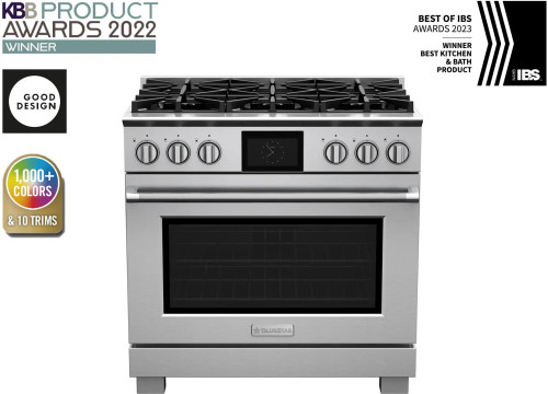 BlueStar - BSDF366BCC/BSDF366BLCC - 36" Dual Fuel Range - (6) Burners Custom Color Match Paint (Specify Custom Color Code) BlueStar - BSDF366BCC/BSDF366BLCC - 36" Dual Fuel Range - (6) Burners Custom Color Match Paint (Specify Custom Color Code)
