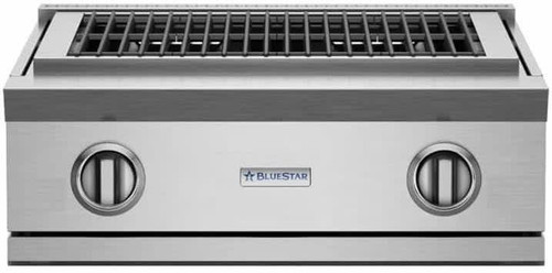 BlueStar - RGTNB24CBV2/RGTNB24CBV2L - 24" Nova (RNB) Range Top - 24" Charbroiler Stainless Steel BlueStar - RGTNB24CBV2/RGTNB24CBV2L - 24" Nova (RNB) Range Top - 24" Charbroiler Stainless Steel