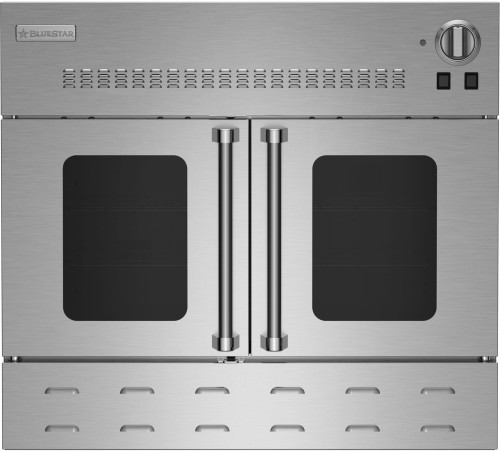 BlueStar - BWO36AGSV2CC/BWO36AGSV2LCC - 36" Single Gas Wall Oven - French Door Standard Brushed Stainless Steel BlueStar - BWO36AGSV2CC/BWO36AGSV2LCC - 36" Single Gas Wall Oven - French Door Standard Brushed Stainless Steel