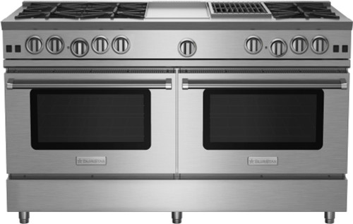 BlueStar - RNB606GCBV2PLT/RNB606GCBV2LPLT - 60" Nova (RNB) Range - (6) Burners with 12" Griddle & 12" Charbroiler Stainless Steel BlueStar - RNB606GCBV2PLT/RNB606GCBV2LPLT - 60" Nova (RNB) Range - (6) Burners with 12" Griddle & 12" Charbroiler Stainless Steel