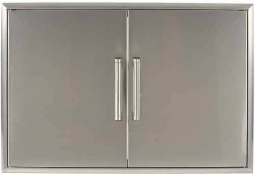 COYOTE - 36 Inch Double Access Door with 304 Grade Stainless Steel Construction and Beveled Trim COYOTE - 36 Inch Double Access Door with 304 Grade Stainless Steel Construction and Beveled Trim