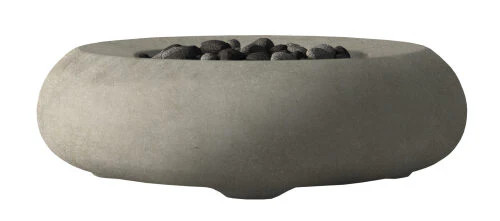 Prism Hardscapes Pietra 48-Inch 65 Round Fire Pit Bowl | Pewter Prism Hardscapes Pietra 48-Inch 65 Round Fire Pit Bowl | Pewter