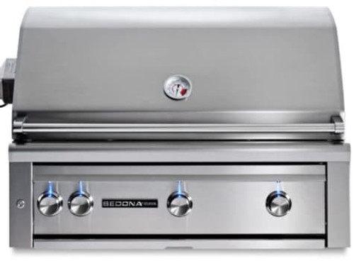 36" SEDONA BUILT-IN GRILL WITH ROTISSERIE, 1 PROSEAR INFRARED BURNER AND 2 STAINLESS STEEL BURNERS (L601PSR)