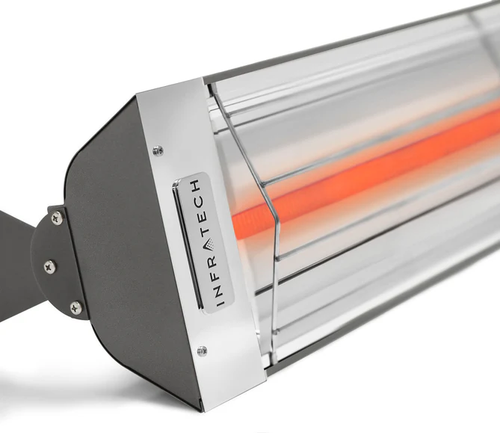 Infratech W Series Single Element W2048GR 2000 Watts 480V 4.2 Amps Infrared Electric Patio Heater 39 x 8 x 3 in. Grey Color Infratech W Series Single Element W2048GR 2000 Watts 480V 4.2 Amps Infrared Electric Patio Heater 39 x 8 x 3 in. Grey Color