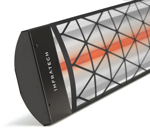 Infratech C Series Single Element with Contemporary Motif 3000 Watts Infrared Electric Patio Heater Infratech C Series Single Element with Contemporary Motif 3000 Watts Infrared Electric Patio Heater