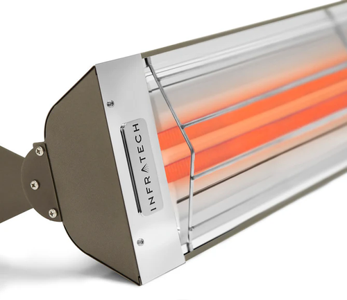 Infratech WD Series Dual Element WD3024BR 3000 Watts 240V 12.5 Amps Infrared Electric Patio Heater 33 x 8 x 3 in. Bronze Color Infratech WD Series Dual Element WD3024BR 3000 Watts 240V 12.5 Amps Infrared Electric Patio Heater 33 x 8 x 3 in. Bronze Color