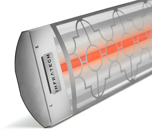 Infratech C Series Single Element with Mediterranean Motif C2048SS3 2000 Watts 480V 4.17 Amps Infrared Electric Patio Heater 39 x 8.19 x 2.5 in. Stainless Steel Color Infratech C Series Single Element with Mediterranean Motif C2048SS3 2000 Watts 480V 4.17 Amps Infrared Electric Patio Heater 39 x 8.19 x 2.5 in. Stainless Steel Color
