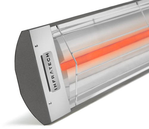 Infratech C Series Single Element C4027GR 4000 Watts 277V 14 Amps Infrared Electric Patio Heater 61.25 x 8.19 x 2.5 in. Grey Color Infratech C Series Single Element C4027GR 4000 Watts 277V 14 Amps Infrared Electric Patio Heater 61.25 x 8.19 x 2.5 in. Grey Color
