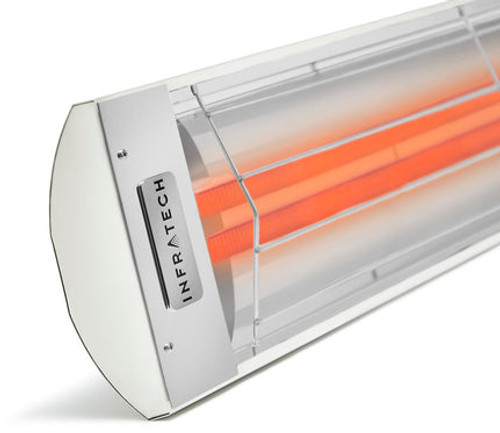 Infratech CD Series Dual Element CD3027WH 3000 Watts 277V 11 Amps Infrared Electric Patio Heater 33 x 8.19 x 2.5 in. White Color Infratech CD Series Dual Element CD3027WH 3000 Watts 277V 11 Amps Infrared Electric Patio Heater 33 x 8.19 x 2.5 in. White Color