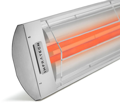 Infratech CD Series Dual Element CD5228MG 5200 Watts 208V 25 Amps Infrared Electric Patio Heater 48 x 8.19 x 2.5 in. Marine Grade Color