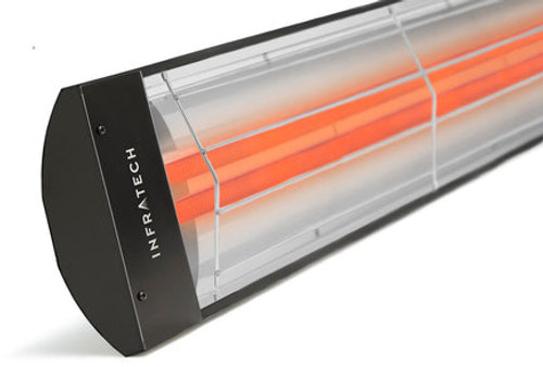 Infratech CD Series Dual Element CD6024BL 6000 Watts 240V 25 Amps Infrared Electric Patio Heater 61.25 x 8.19 x 2.5 in. Black Color Infratech CD Series Dual Element CD6024BL 6000 Watts 240V 25 Amps Infrared Electric Patio Heater 61.25 x 8.19 x 2.5 in. Black Color