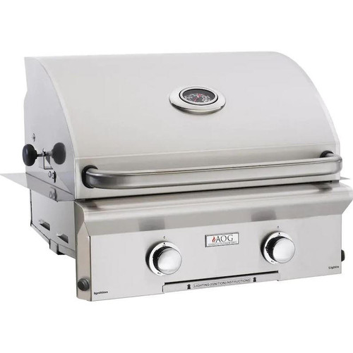  American Outdoor Grill L-Series 24-Inch 2-Burner Built-In Natural Gas Grill - 24NBL-00SP 