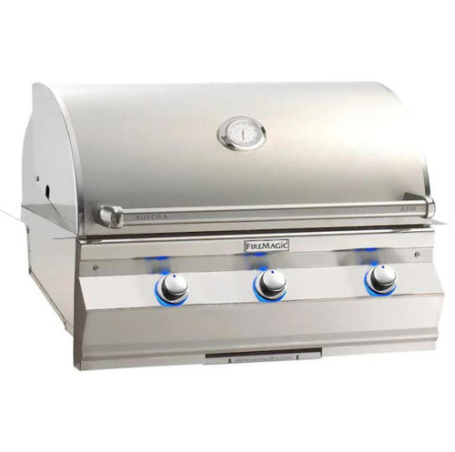 FireMagic Fire Magic Aurora A540I 30-Inch Built-In Natural Gas Grill With Analog Thermometer - A540I-7EAN 