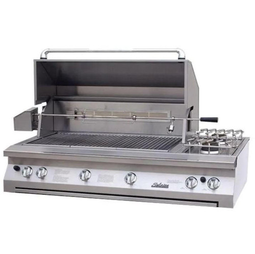 Solaire Grills Solaire 56 Inch Built-In All Infrared Natural Gas Grill With Rotisserie and Double Side Burner - SOL-AGBQ-56IR-NG