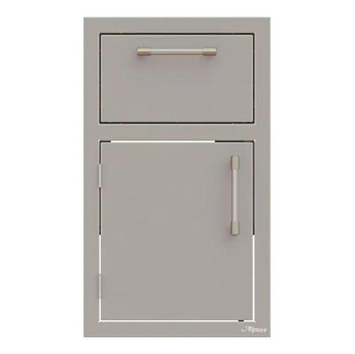 Alfresco Grills Alfresco 17-Inch Stainless Steel Left-Hinged Soft-Close Door and Drawer Combo - AXE-DDR-L-SC