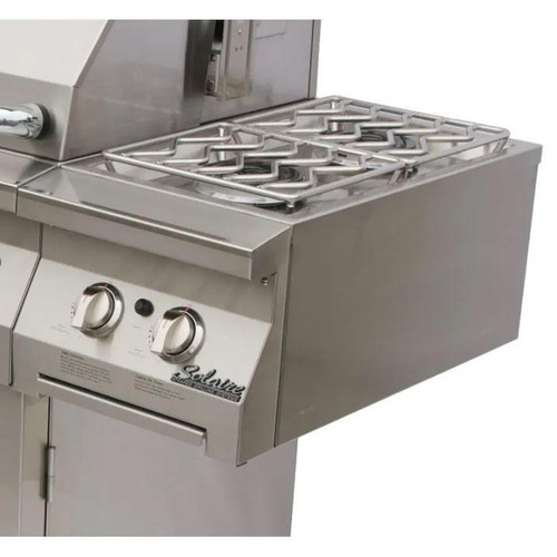 Solaire Grills Solaire Cart Mount Natural Gas Double Side Burner For Solaire 30, 36 And 42 Inch Freestanding Grills - SOL-IRSB-14SM-NG