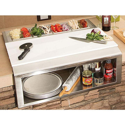 Alfresco Grills Alfresco 30-Inch Pizza Prep and Garnish Center - APS-30PPC