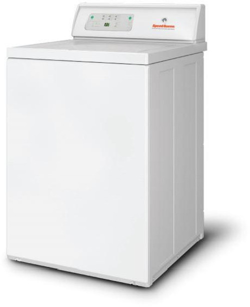 Speed Queen LWNE22SP115TW01 26 Inch Commercial Top Load Washer with Stainless Steel Tub, 710 RPM Extraction Speed, Automatic Balancing Suspension, Electronic Homestyle Control, Four-Vane Polypropylene Agitator and 3.17 cu ft Capacity