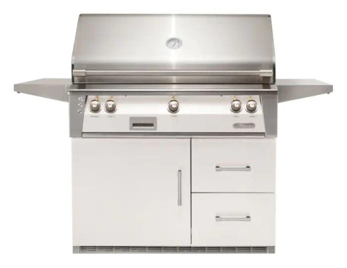 42" Standard Grill Sear Zone On Refrigerated Base  - Signal White-Gloss ALXE-42SZRFG-NG-S9003