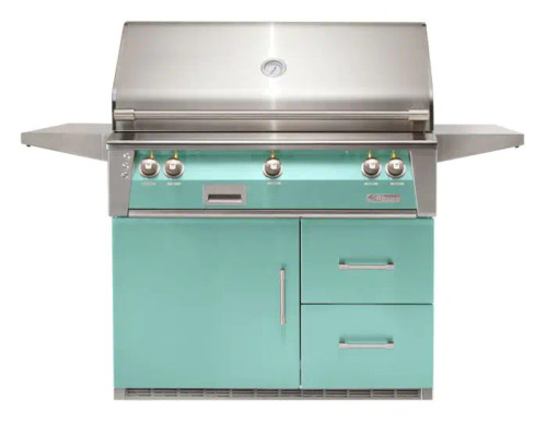 42" Standard Grill Sear Zone On Refrigerated Base - Light Green-Gloss ALXE-42SZRFG-LP-S6027 42" Standard Grill Sear Zone On Refrigerated Base - Light Green-Gloss ALXE-42SZRFG-LP-S6027