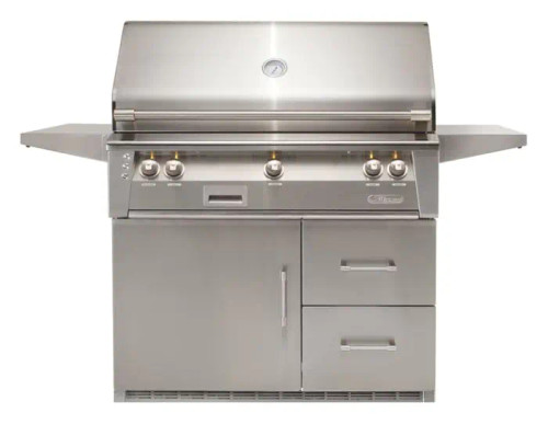 42" Standard Grill Sear Zone On Refrigerated Base - Signal Grey-Gloss ALXE-42SZRFG-LP-S7004 42" Standard Grill Sear Zone On Refrigerated Base - Signal Grey-Gloss ALXE-42SZRFG-LP-S7004