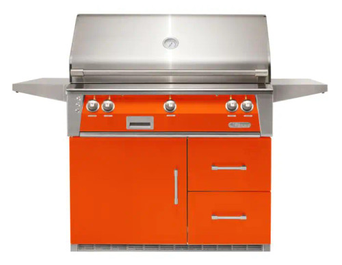 42" Standard Grill Sear Zone On Refrigerated Base - Luminous Orange-Gloss ALXE-42SZRFG-NG-S2005 42" Standard Grill Sear Zone On Refrigerated Base - Luminous Orange-Gloss ALXE-42SZRFG-NG-S2005