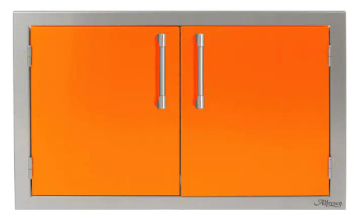 42" Double Access Door - Luminous Orange-Gloss AXE-42-01-S2005