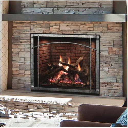 Empire Fireplace Empire Rushmore 40 Clean Face Direct Vent Gas Fireplace DVCT40CBP 