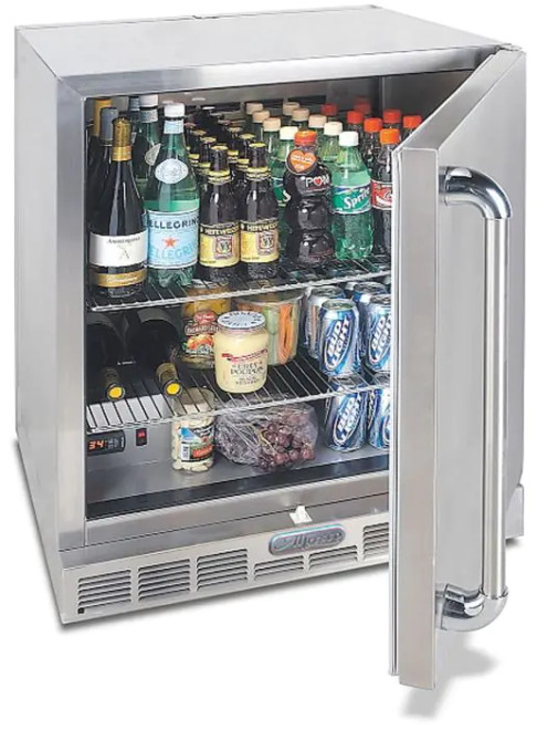 28" Single Door Refrigerator - Raspberry Red-Gloss URS-1XE-S3027