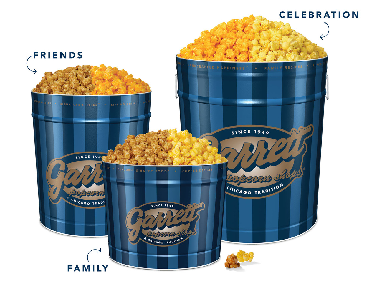 CheeseCorn - Petite Tins  Cheese popcorn by Garrett Popcorn Shops