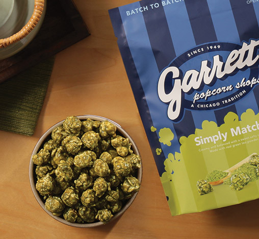 Garrett Popcorn Shops Gourmet Matcha Popcorn 4 Pack