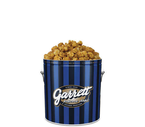 Garrett Popcorn Shops Macadamia CaramelCrisp in Signature Blue Tin