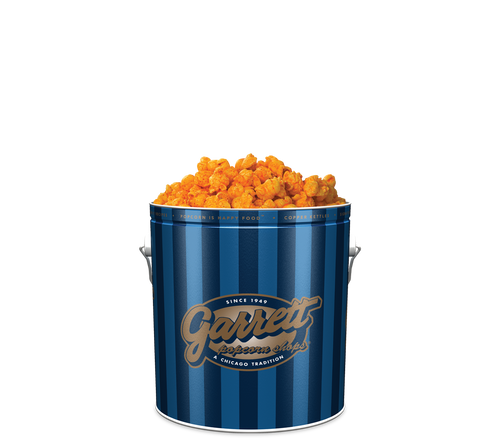 Garrett Popcorn Shops Spicy CheeseCorn in Classic Signature Blue Tin