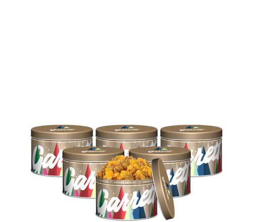 6-Pack of Garrett Holiday Stocking Stuffers in Gold Holiday Spruce with Garrett Mix