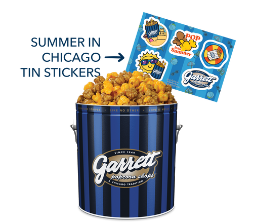 "Pop into Summer" Gift with DIY Tin Stickers