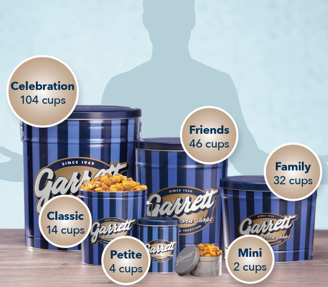 Garrett popcorn small bag grams 2025
