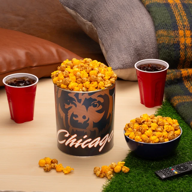 Chicago Sports Popcorn Tins |Gifts for Sports Fans | Garrett