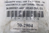 NOS Triumph Exhaust Valve Uncoated Twin '36-'83 650cc 750cc 70-2904