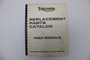 Replacement Parts Catalogue Bonneville T140 1982 Models 99-7507A