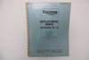 Triumph Replacement Parts Catalogue No. 16 1960 6T T110 TR6 T120