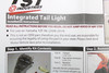 TST Industries Integrated Taillight 08R6INTS Yamaha YZF R6 2008-2014 w/Resistors