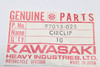 Kawasaki KLF300 KSF250 KX250 KEF300 92033-025 CIRCLIP